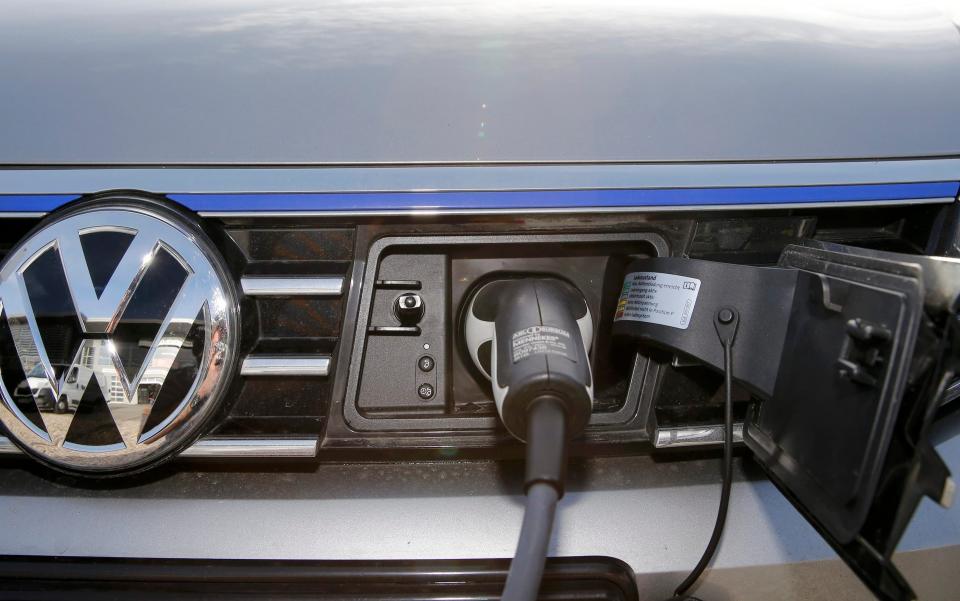 VW e-Golf charging point - FABRIZIO BENSCH