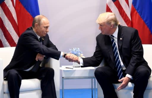 Trump and Putin also met in Hamburg in July 2017