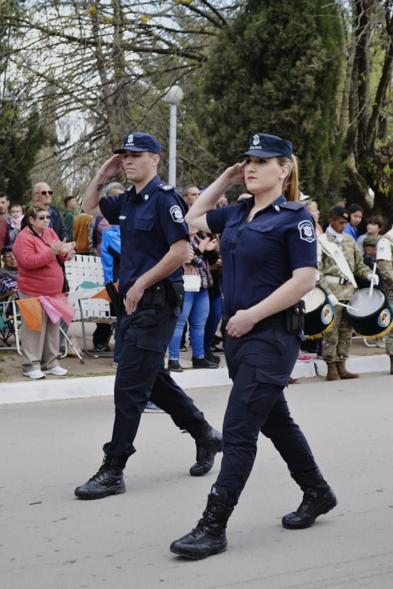 Malena Iglesias es la primera policía trans de la provincia de Buenos Aires. Foto Flavia Frias