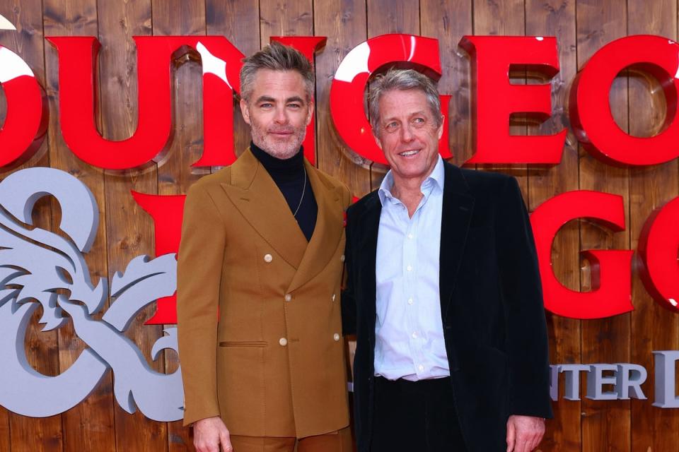 â€œDungeons & Dragons: Honor Among Thievesâ€ Berlin Special Screening: Chris Pine and Hugh Grant attend the Berlin Special Screening of Paramount Pictures' and eOne's 