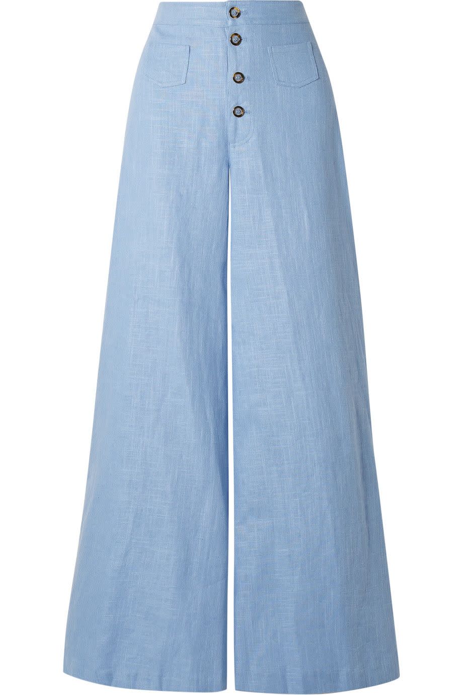 Shop the Look: Linen-Blend Wide-Leg Pants