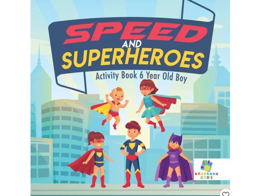 Speed and Superheroes Activity Book