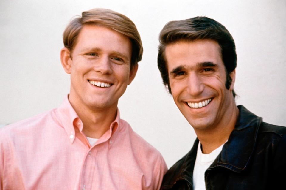 HAPPY DAYS, Henry Winkler, Ron Howard, television, 1974-1984.