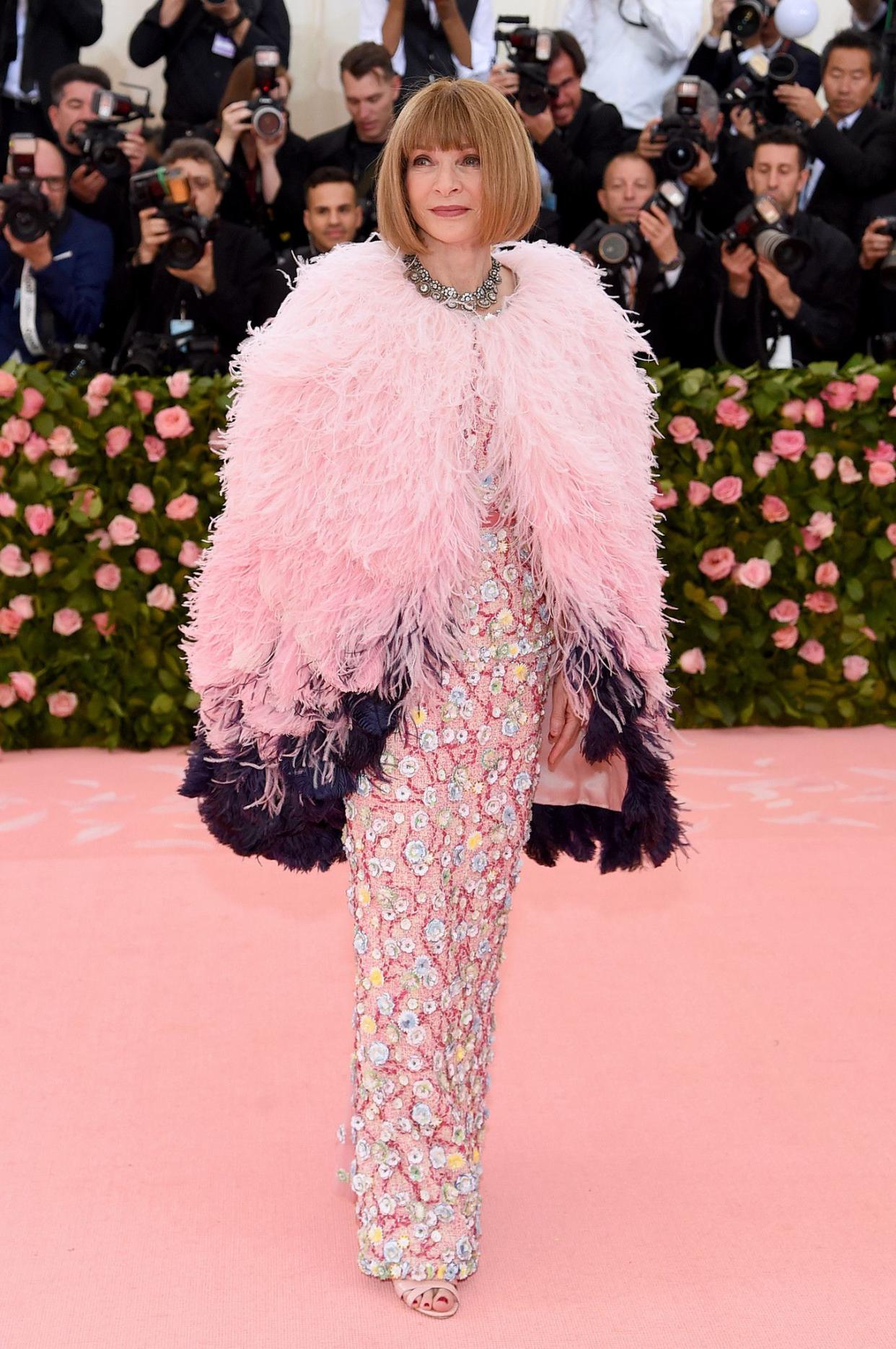 Anna Wintour attends The 2019 Met Gala Celebrating Camp: Notes on Fashionat Metropolitan Museum of Art on May 06, 2019 in New York City.