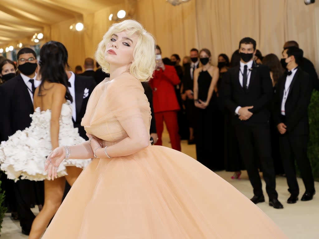 Billie Eilish at the 2021 Met Gala (Getty Images)