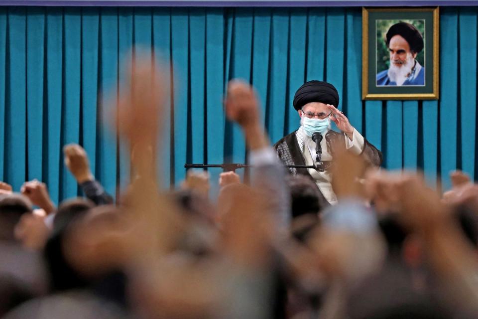 Iran's Supreme Leader Ayatollah Ali Khamenei (KHAMENEI.IR/AFP via Getty Images)