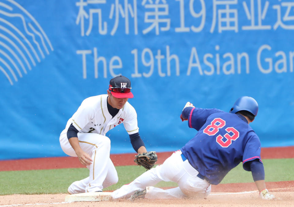 中華棒球隊本屆晉級金牌戰希望增加。（鄭任南攝）