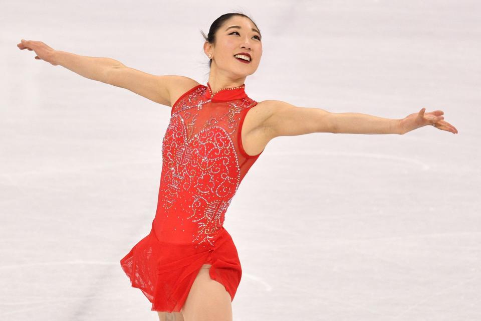 Women's figure skating competitors must wear skirts.