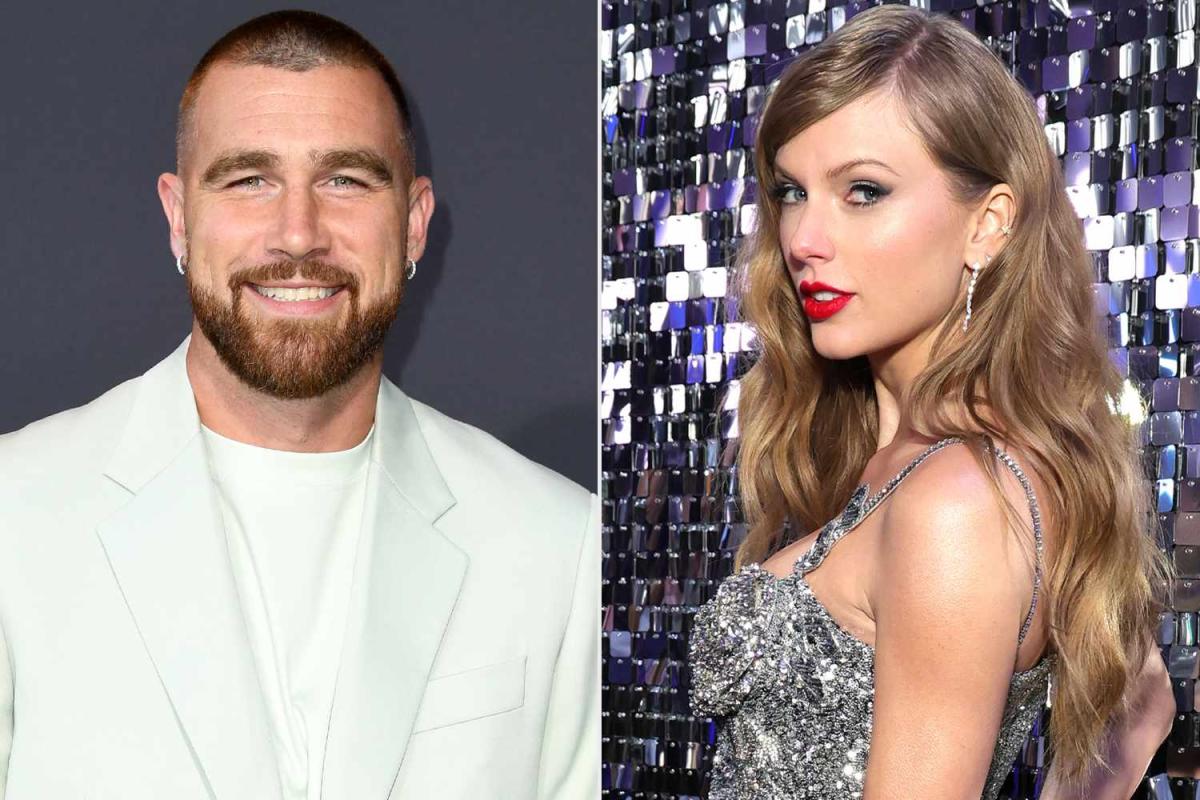 Taylor Swift and Travis Kelce Share a Midnight Kiss at New Year's