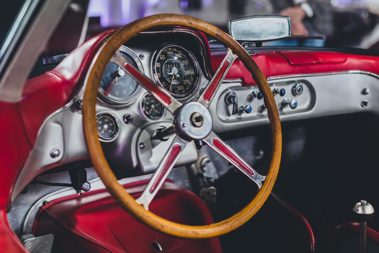 1955 Mercedes-Benz 300 SLR Coupe.