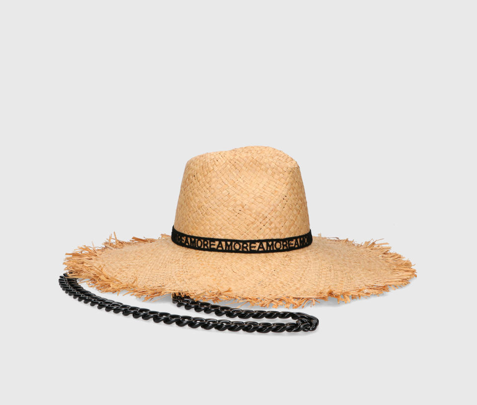 A Borsalino raffia hat from spring 2024.