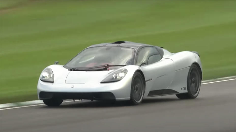 Gordon Murray Automotive’s T.50 hypercar makes its debut at the 78th Goodwood Members Meeting - Credit: Goodwood Road & Racing/YouTube