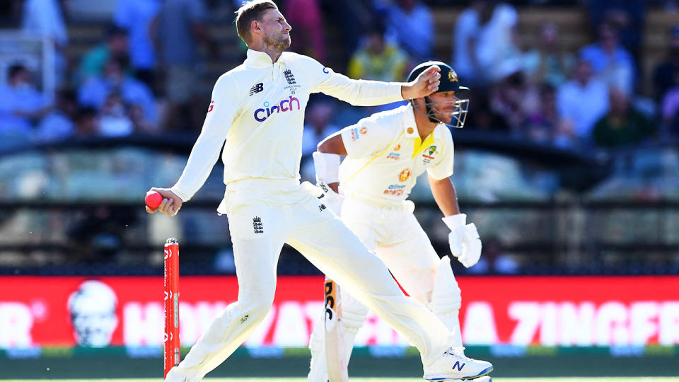 Joe Root, pictured here bowling for England on day one of the second Ashes Test.