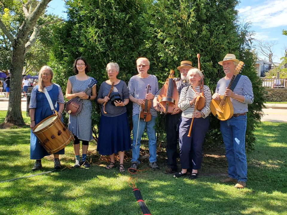 The group Ganivelle, shown at last September’s Arts Alive performance in Falmouth, will be featured Saturday at the Woods Hole Traditonal Music Stroll.