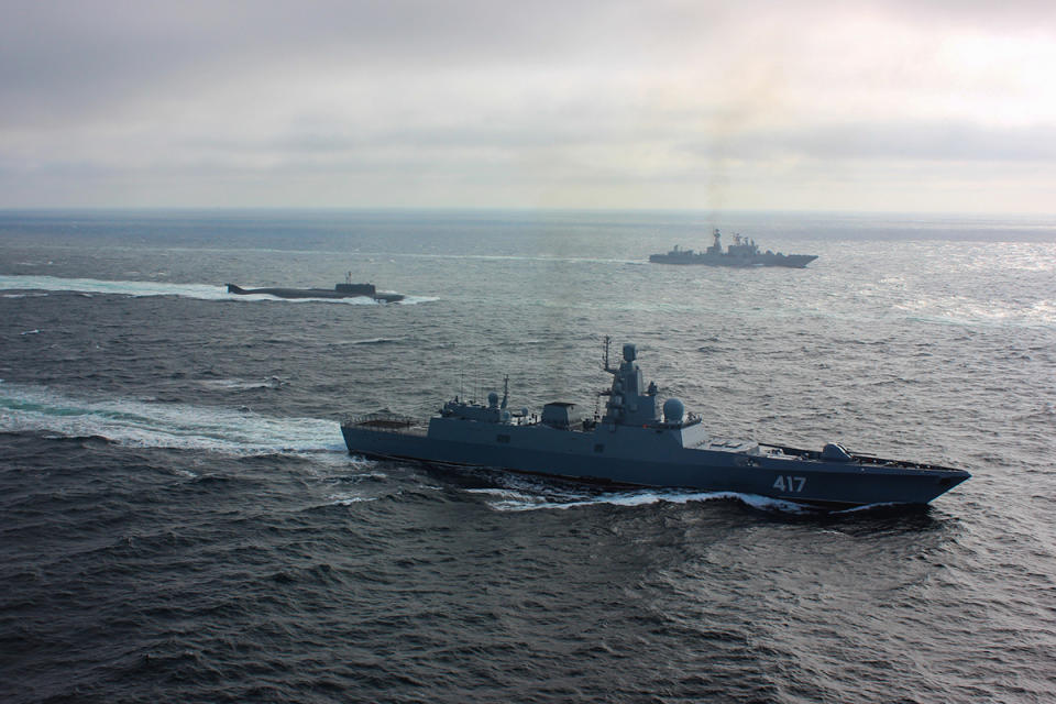 俄羅斯北方艦隊本月在巴倫支海演習，以防止未經授權的外國船隻通過。(圖：維基百科)