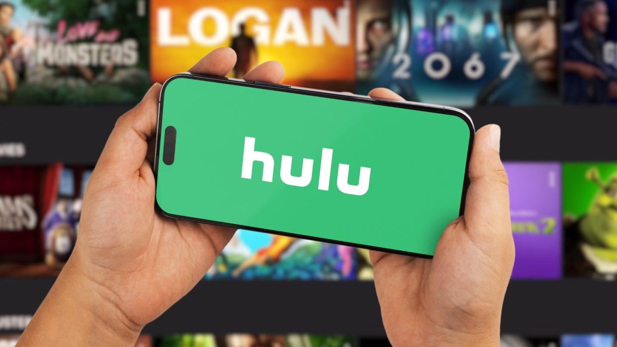  Hulu app on a mobile phone. 