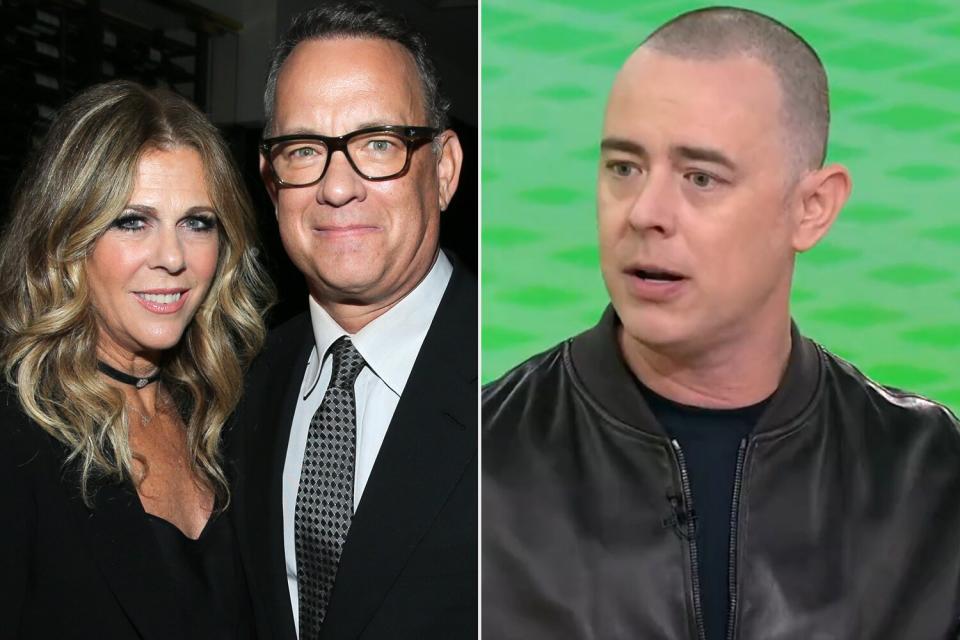 Tom Hanks and Rita Wilson, Colin Hanks