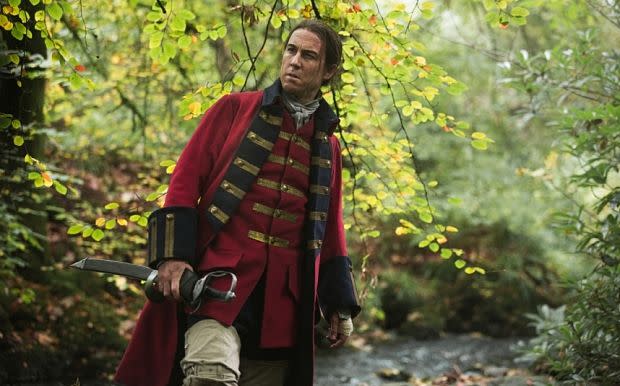 The color red is used in a very specific way on Outlander.