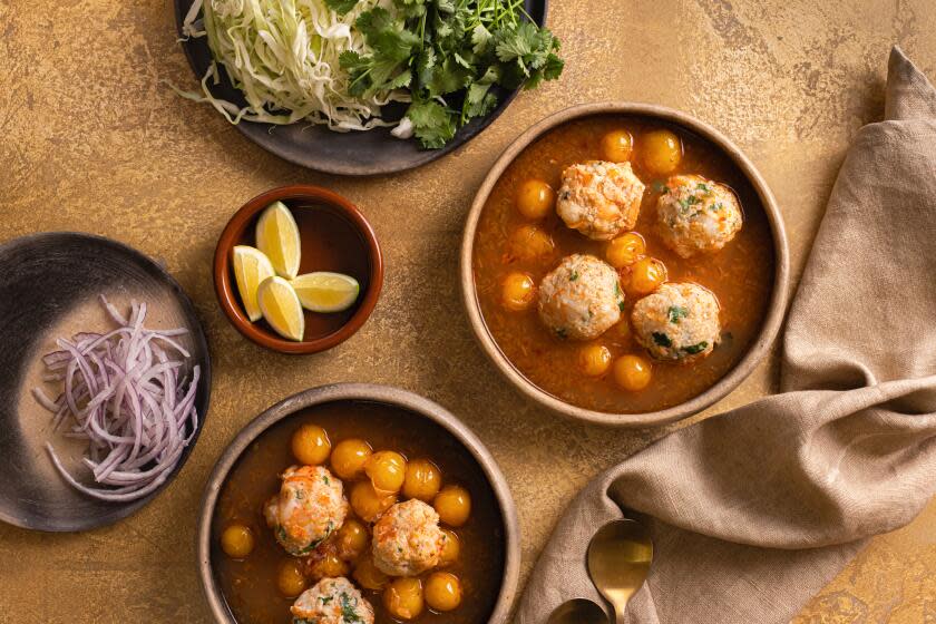 Paola Briseño-González's Caldo de Albondigas de Camaron.