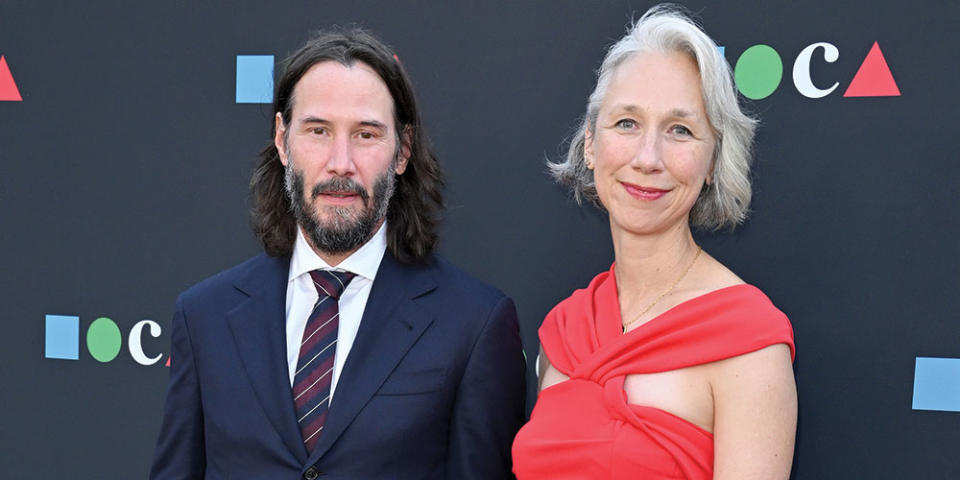 Futureverse Foundation advisers Alexandra Grant (right) and Keanu Reeves, who said, “I am honored to be joining the extraordinary program … in support of artists and creators globally. - Credit: Axelle/Bauer-Griffin/FilmMagic