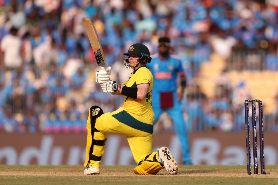 Steve Smith bats against India (Getty Images)