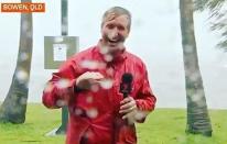 Seven News coastal expert Paul Burt goes above and beyond as the cyclone tears through Bowen.