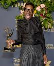 <p>The actor won an Emmy and celebrated the occasion with a custom monochrome look by Michael Kors and jewellery by Oscar Heyman.</p><p>'The Category Is: LOVE,' he described his win on <a href="https://www.instagram.com/p/B2xiAsOlO7i/" rel="nofollow noopener" target="_blank" data-ylk="slk:Instagram;elm:context_link;itc:0;sec:content-canvas" class="link ">Instagram</a>. </p>