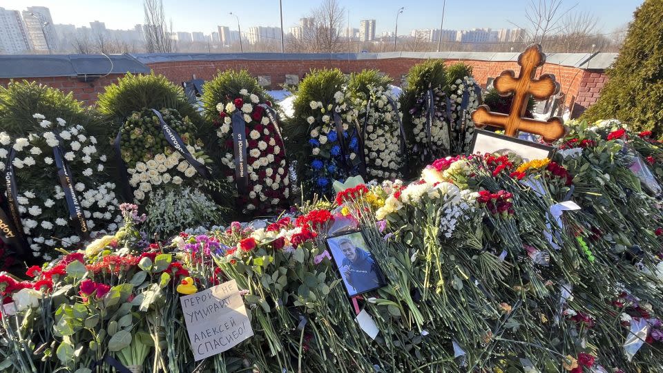 Navalny died last month in an Arctic penal colony. - Ulf Mauder/picture-alliance/dpa/AP