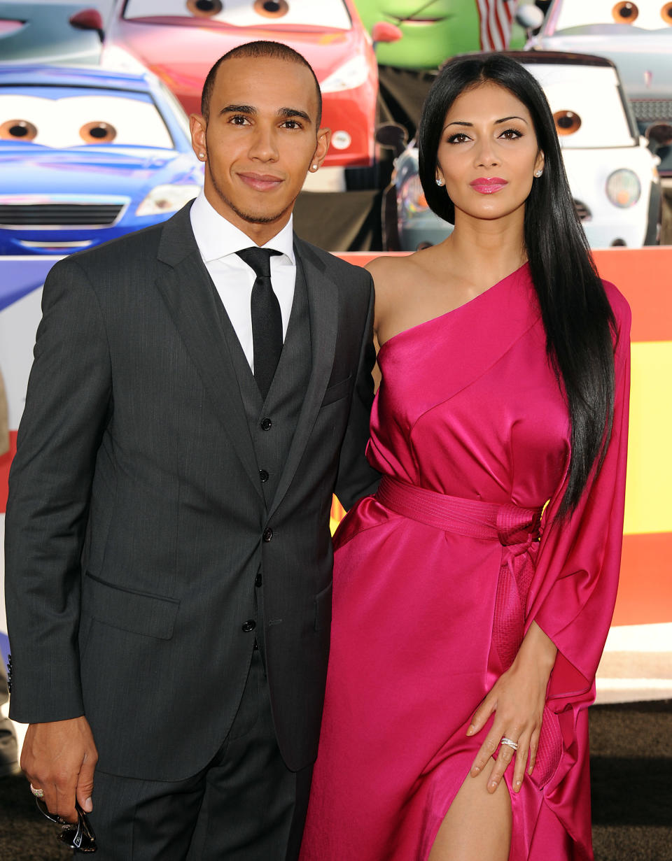 Lewis Hamilton and Nicole Scherzinger