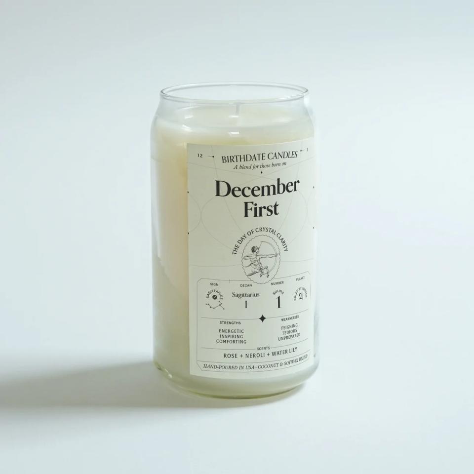 christmas candles december first candle birthdate