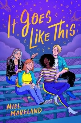 Why Ted Lasso fans will love it: Found family made up of characters who, after a separation, undergo major changes individually but come together as a group. Moonlight Overthrow was a world-famous queer pop band formed by Eva, Celeste, Gina, and Steph in middle school. But a sudden falling out is succeeded by the dissolution of the band and the end of the relationship between Eva and Celeste. But though Gina and Celeste ventured further into fame, Steph disappeared completely, and Eva took refuge as a songwriter and online fangirl of Moonlight Overthrow, the four former best friends will need to come together after a storm devastates their hometown.Get it from Bookshop, Target, or from your local indie bookstore from Indiebound here. 