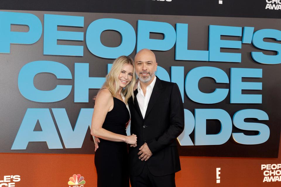 Chelsea Handler and Jo Koy attend the People's Choice Awards on December 7, 2021.