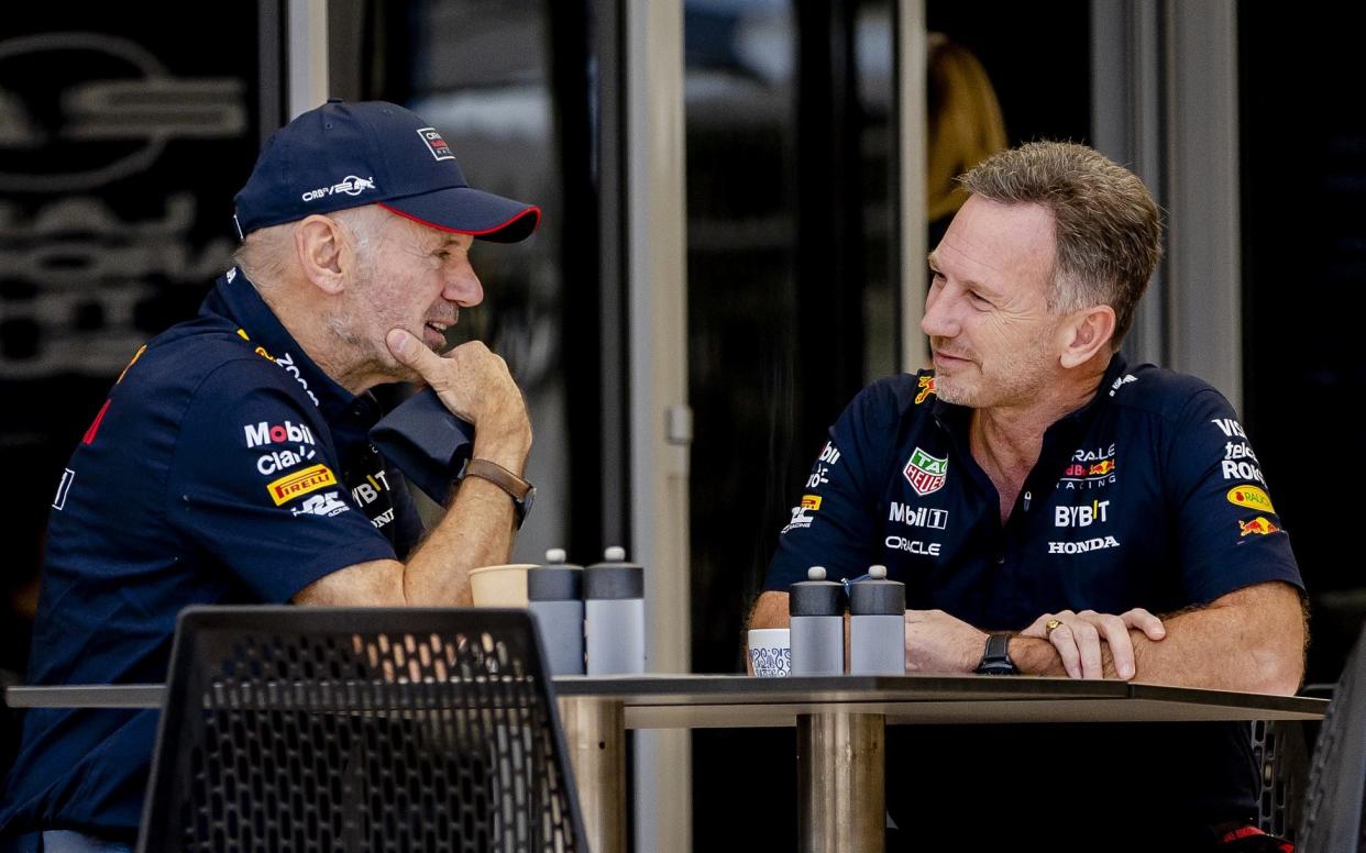 Adrian Newey (left) is the most celebrated Formula One brain of this, or arguably any, generation