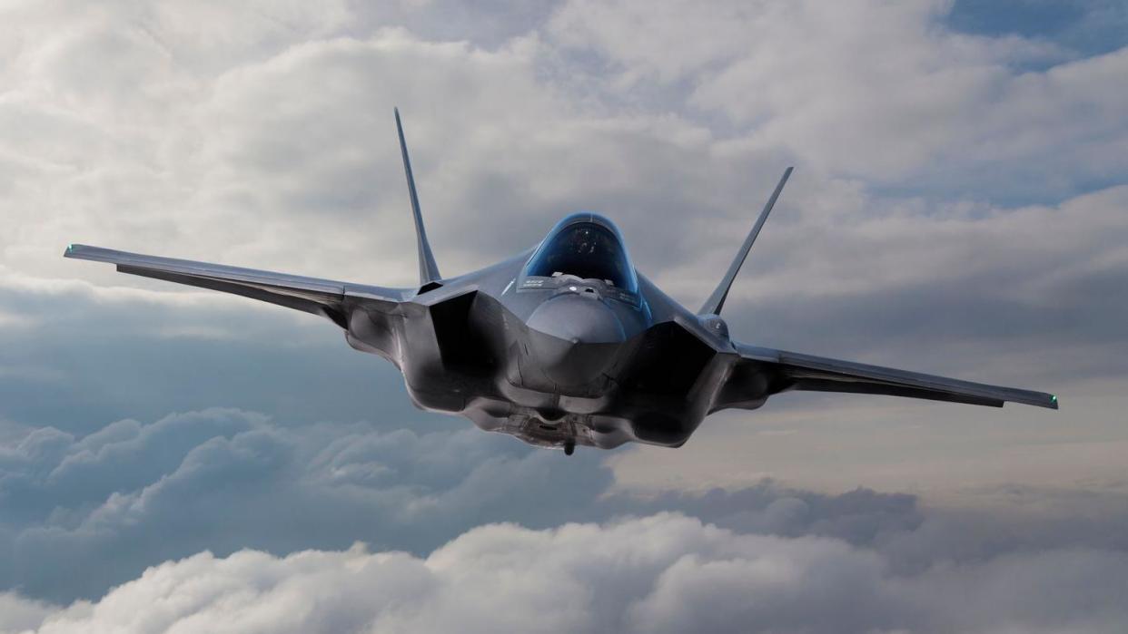 Un jet militar F-35