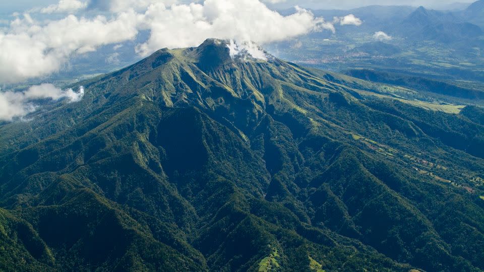 Mount Pelée, an active volcano on the French island of Martinique. - J.B. Barret/DEAL Martinique/Courtesy UNESCO World Heritage Nomination Office