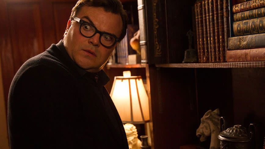 Jack Black as author R.L. Stine in 'Goosebumps'. Photo: Roadshow Films