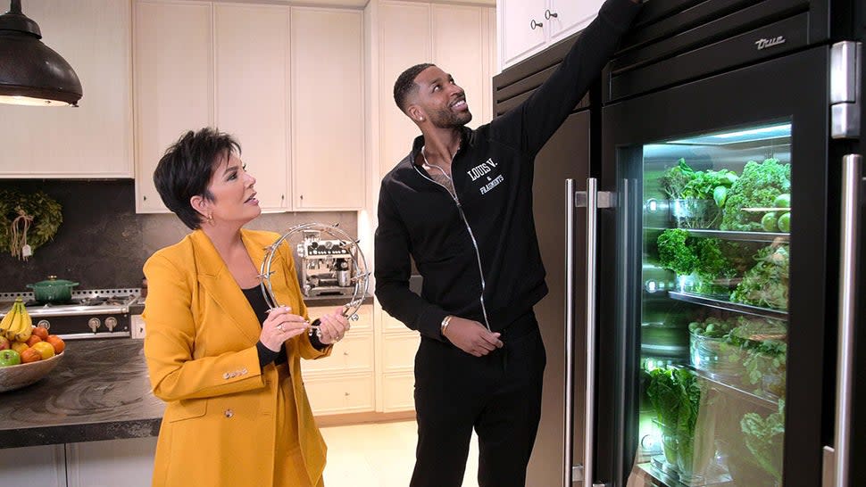 Kris Jenner and Tristan Thompson