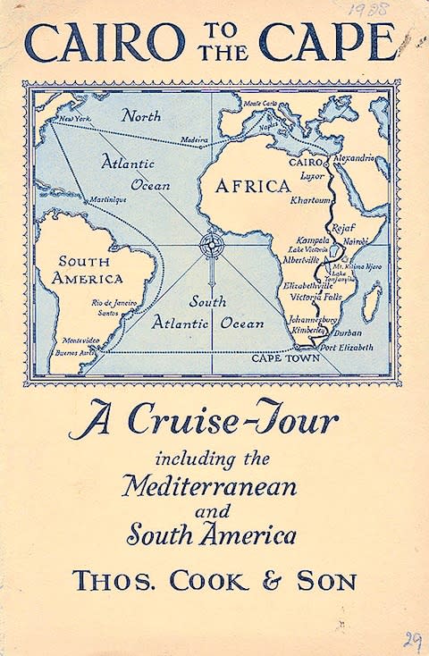 An ambitious itinerary from 1928 - Credit: THOMAS COOK