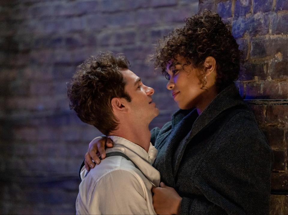 When Jonathan’s girlfriend, Susan (Alexandra Shipp), announces that she’s moving out of New York City to teach dance, he’s jealous of her stability while acting spiritually betrayed (Macall Polay/Netflix)