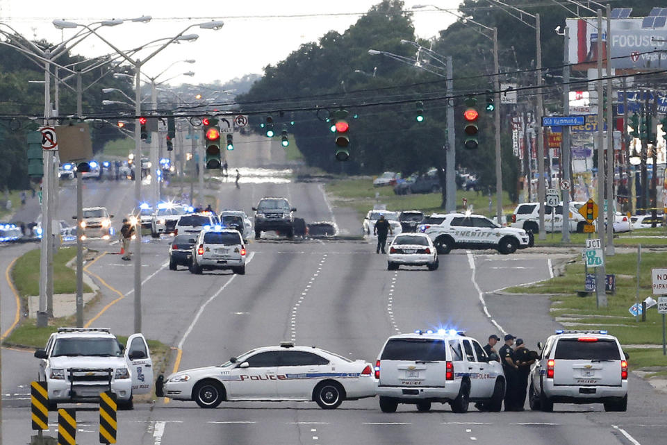 Several police officers shot in Baton Rouge