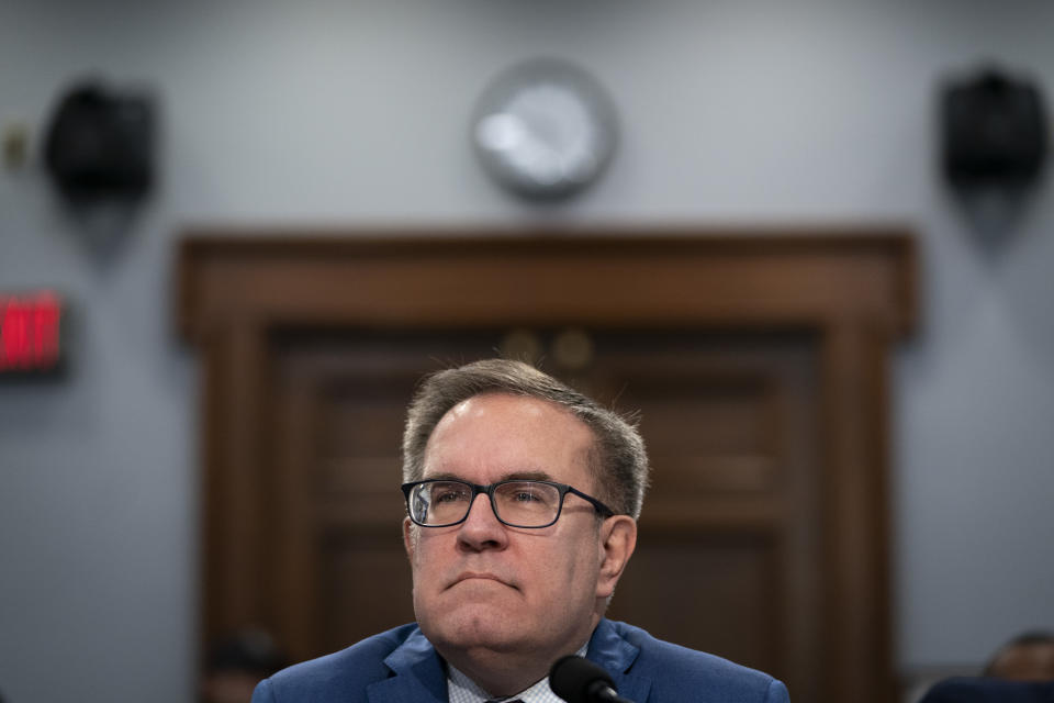 Andrew Wheeler, Administrator of the U.S. Environmental Protection (EPA), testifies during a House Appropriations Committee hearing in the Rayburn House Office Building on March 4, 2020 in Washington, DC. Wheeler testified about the EPA's fiscal 2021 budget requests. (Drew Angerer/Getty Images)