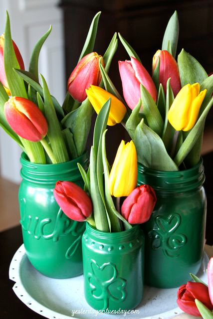 DIY St. Patrick's Day Magic Vases