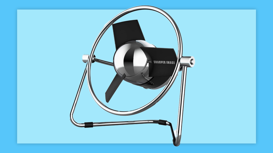 The soft blades on this Sharper Image fan are sure not to hurt you if you get too close.