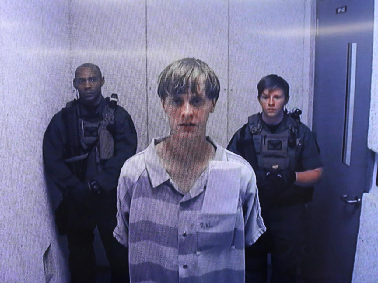 Dylann Roof was found guilty of 33 offences including nine counts of murder after he opened fire at the Emanuel African Methodist Episcopal Church in Charleston, South Carolina on 17 June 2015: Getty Images