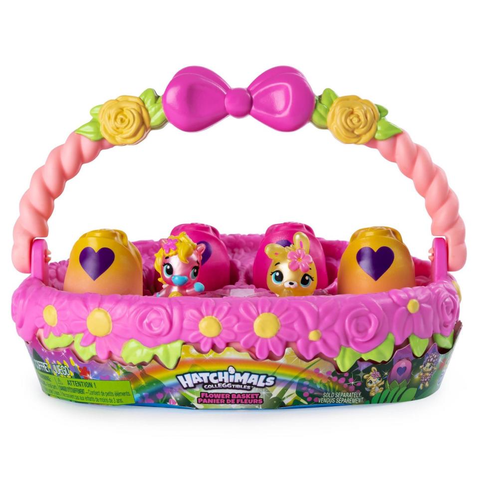 <a href="https://amzn.to/2Dc2EgA" rel="nofollow noopener" target="_blank" data-ylk="slk:Hatchimals CollEGGtibles Easter Basket;elm:context_link;itc:0;sec:content-canvas" class="link ">Hatchimals CollEGGtibles Easter Basket</a> (Photo: Amazon)