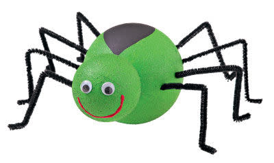 Halloween Crafts for Kids - Creepy spider