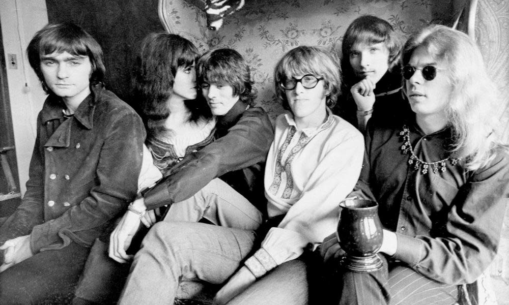 Marty Balin, far left, with members of Jefferson Airplane - from left, Grace Slick, Spencer Dryden, Paul Kantner, Jorma Kaukonen and Jack Casady - in 1968.