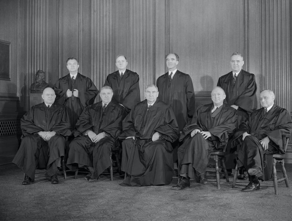 Members of the 1943 Supreme Court.