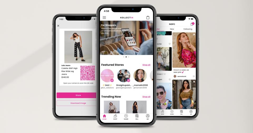 Kollectin’s sharing feature for QR codes makes it easy to buy product in just a couple of taps.