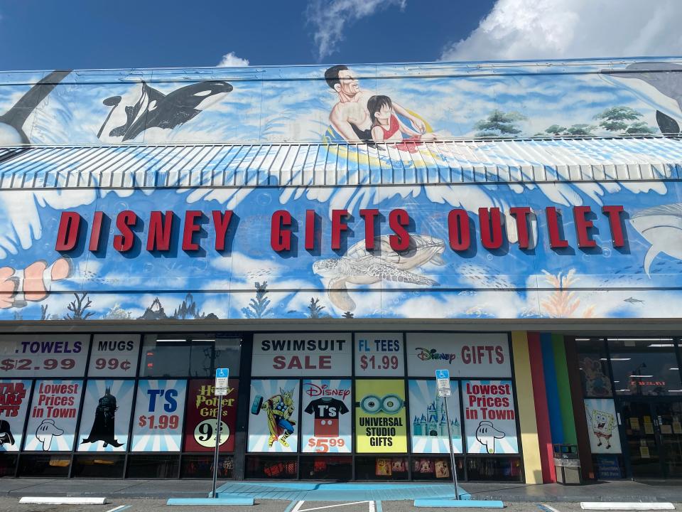 A Disney gift outlet store on the highway near Disney WorldRichard Hall / The Independent